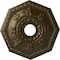 Ekena Millwork Nottingham Ceiling Medallion (Fits Canopies up to 4 5/8"), 18"OD x 3 1/2"ID x 1 1/2"P, Brass CM18NTBRS - alternate 1